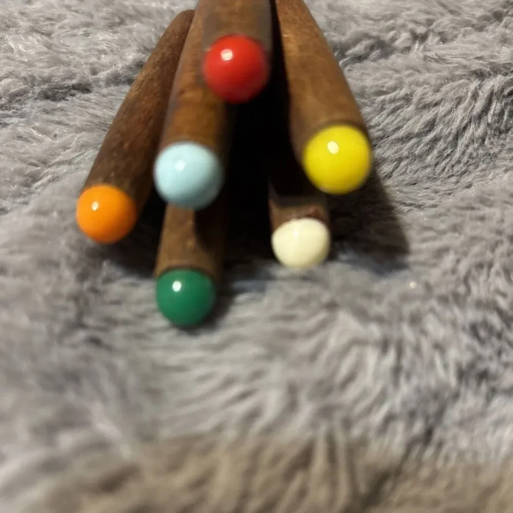 Unbranded skewers colorful